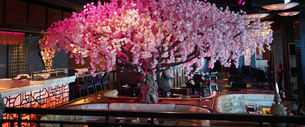 artificial tree and artificial grass