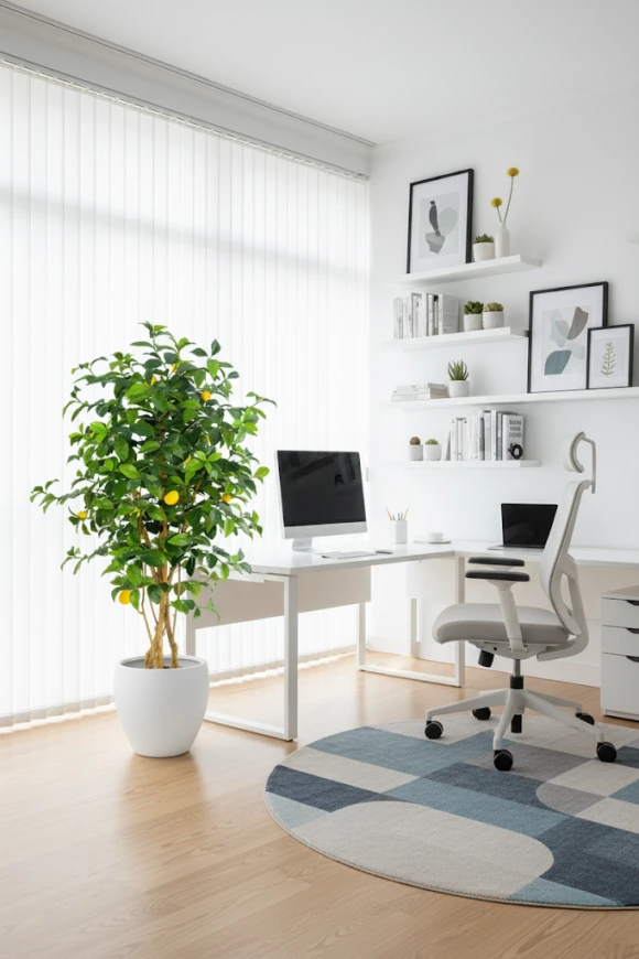 Artificial Lemon Tree in Easington Pot - 150cm