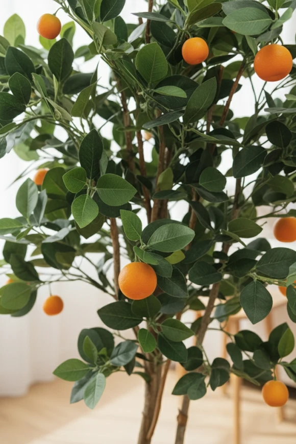 Image of Artificial Orange Tree in Pot - 150cm