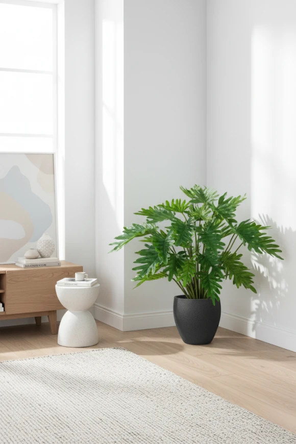 Artificial Philodendron in Pot - 75cm
