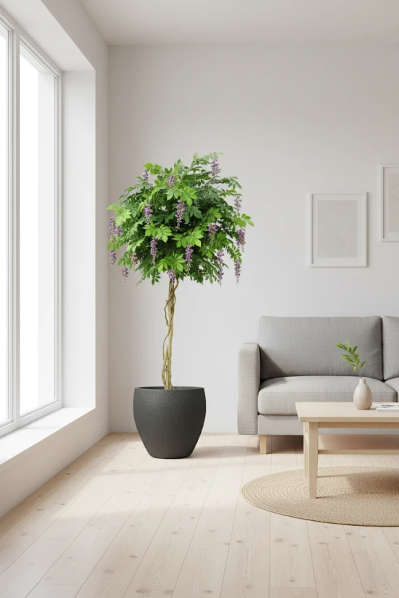 Artificial Wisteria Tree in Pot - 210cm
