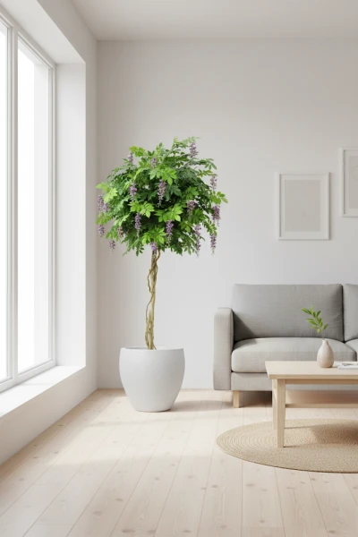 Artificial Wisteria Tree in Pot - 210cm