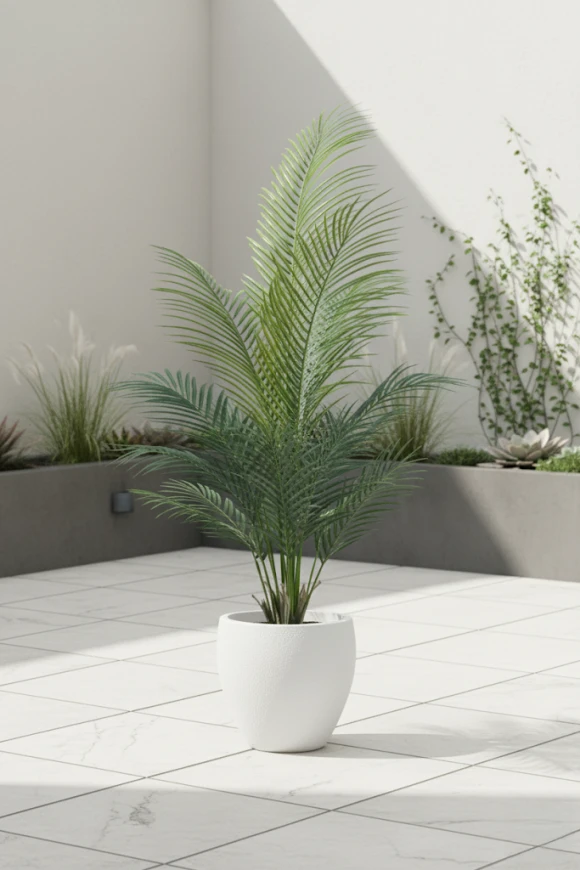 Artificial Areca Palm in Pot - 120cm