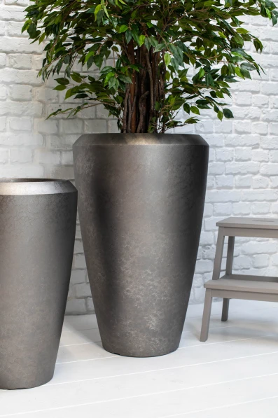 Image of Tall Earle Dumpy Pot, Slate - Large