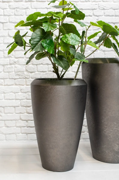 Tall Earle Dumpy Pot, Slate - Medium