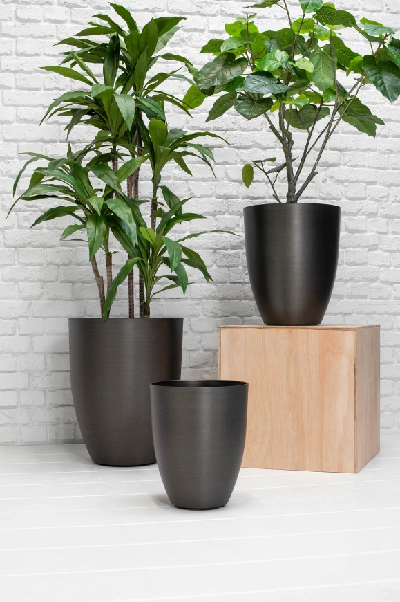 Image of Buxley Pot, Charcoal - Small