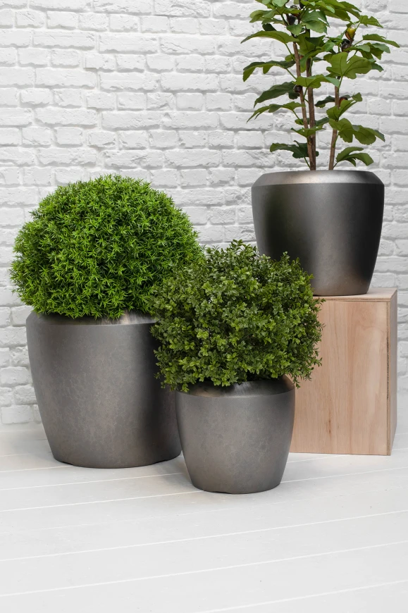 Image of Earl Dumpy Pot, Slate - Medium