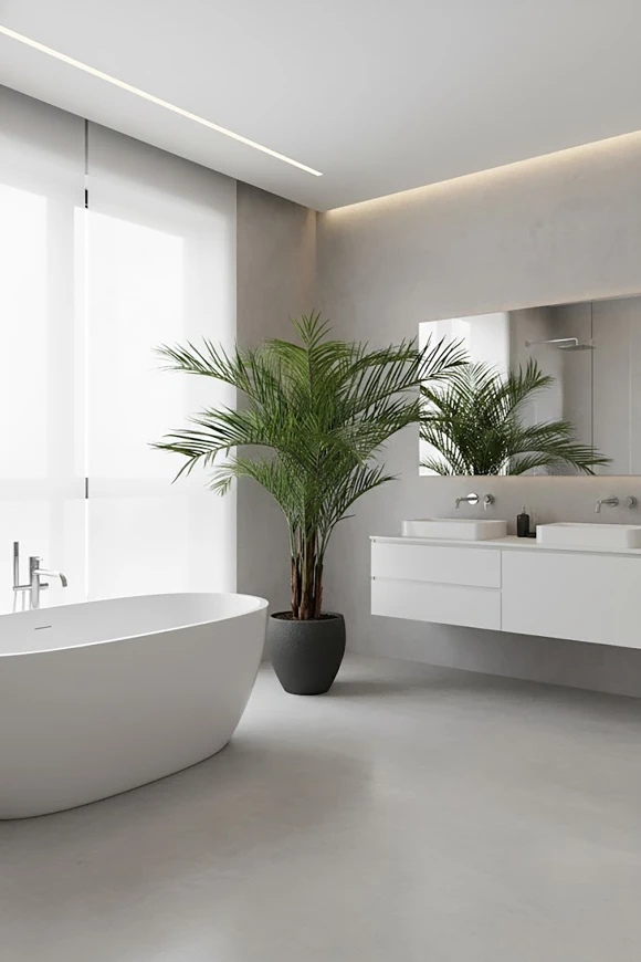 Image of Artificial Areca Palm in Pot - 210cm