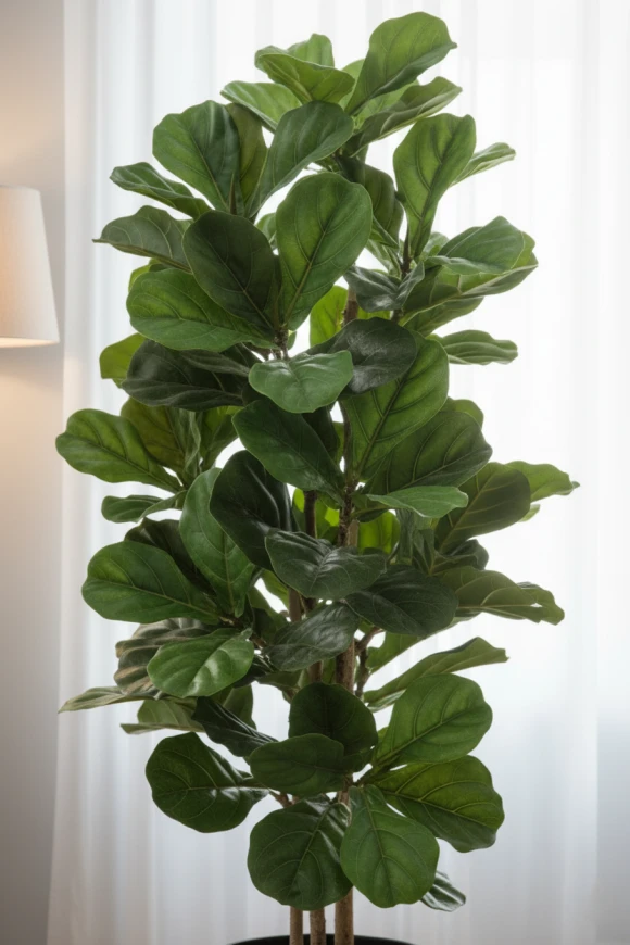 Artificial Fiddle Tree in Earle Dumpy Pot - 150cm