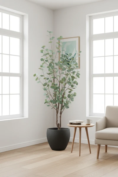 Artificial Eucalyptus Tree in Easington Pot - 180cm
