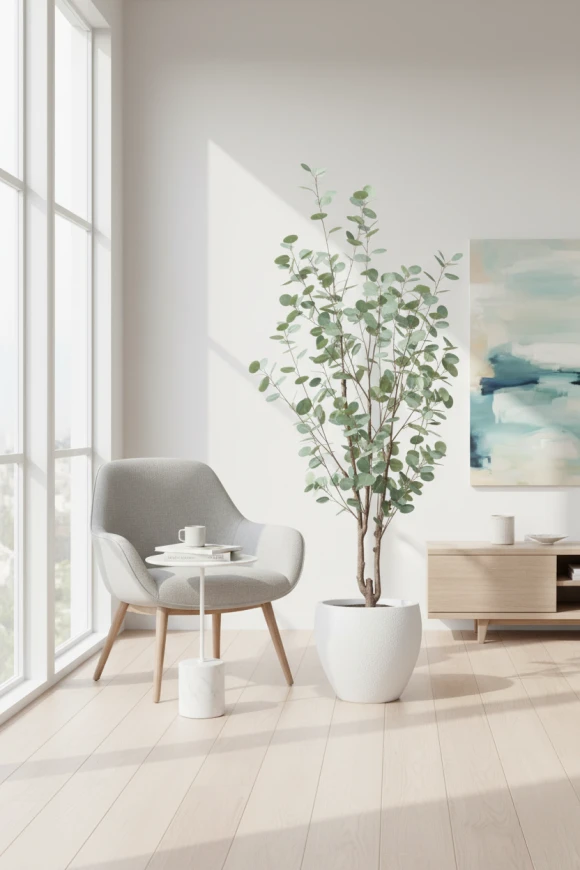 Artificial Eucalyptus Tree in Easington Pot - 180cm