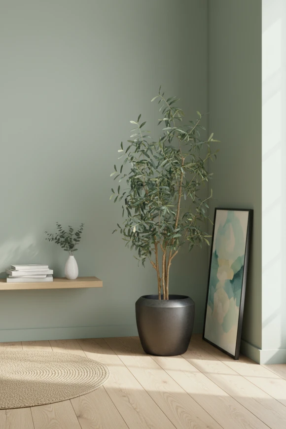 Artificial Olive Tree in Earle Dumpy Pot - 210cm