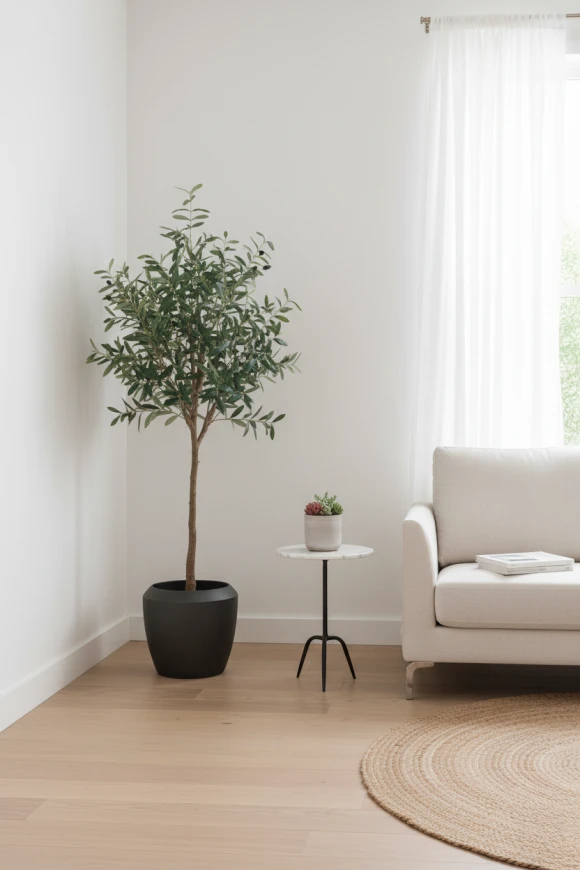 Artificial Olive Tree in Earle Dumpy Pot - 180cm