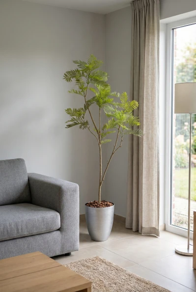 Jacaranda Tree in Silver Buxley Pot - 180cm
