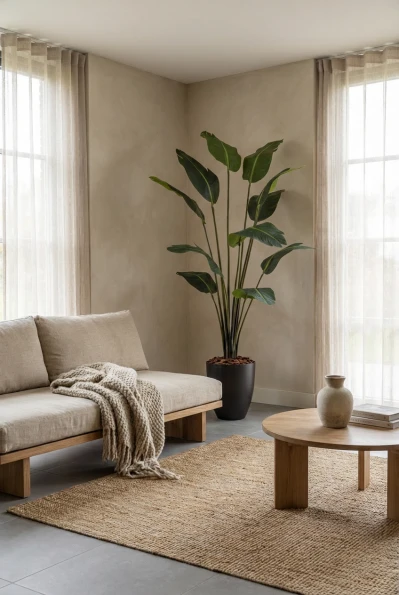 Artificial Bird of Paradise in Charcoal Buxley Pot - 180cm