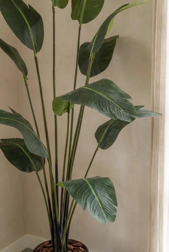 Artificial Bird of Paradise in Charcoal Buxley Pot - 180cm