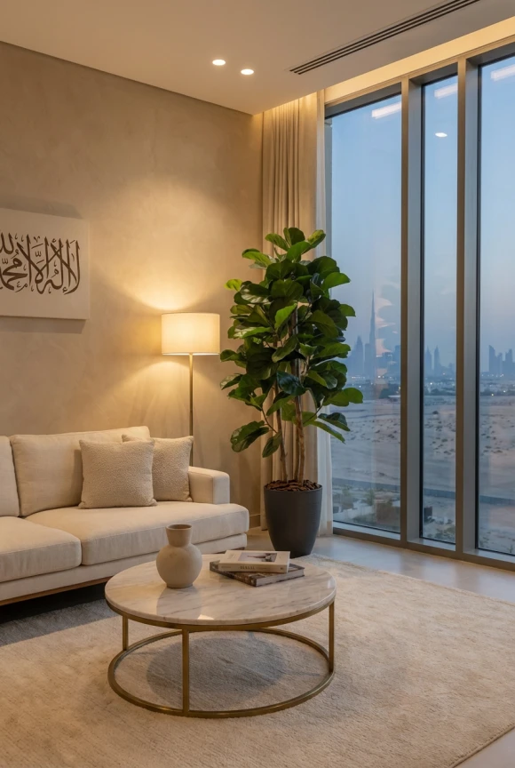 Artificial Fiddle Tree in Charcoal Buxley Pot - 150cm