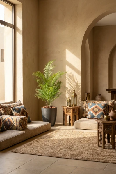 Artificial Areca Palm in Charcoal Buxley Pot - 120cm