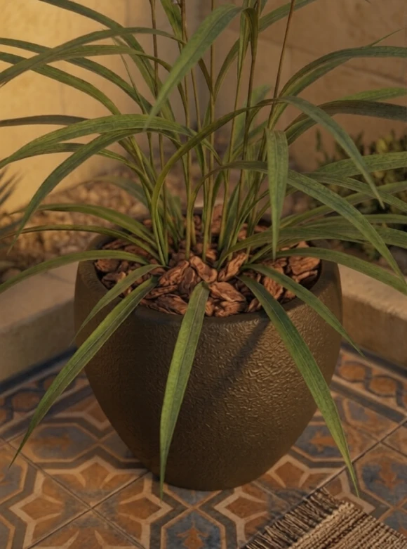 Outdoor Artificial Lavender Grass in Black Easington Pot - 110cm