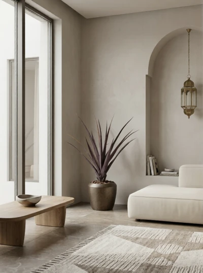 Artificial Screw Pine in Mocha Earle Dumpy Pot - 110cm