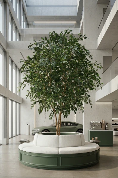 Image of Artificial Ficus Tree on Natural Multi Stems - 500cm