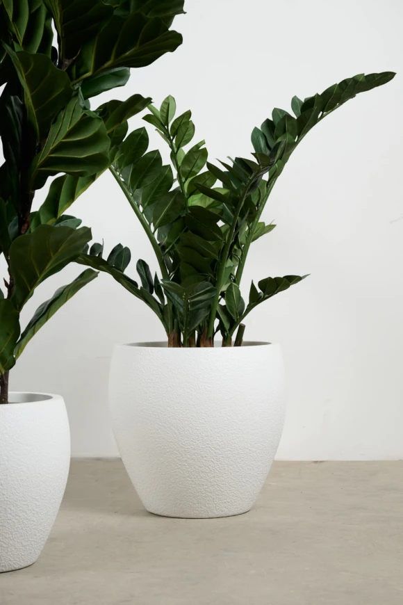 White Easington Plant Pot - Large