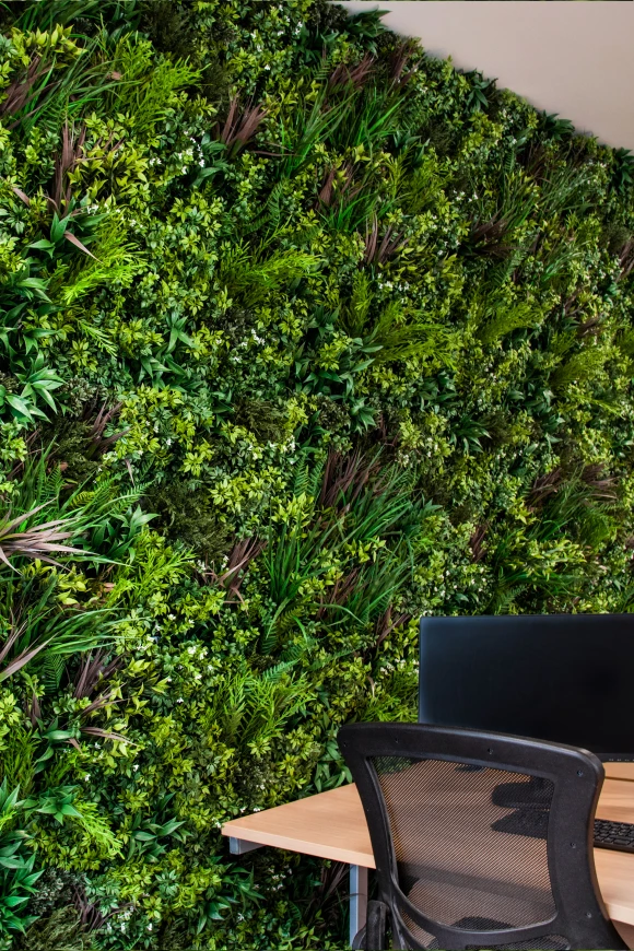 Light Mix Green Wall Panel - 100cm x 100cm