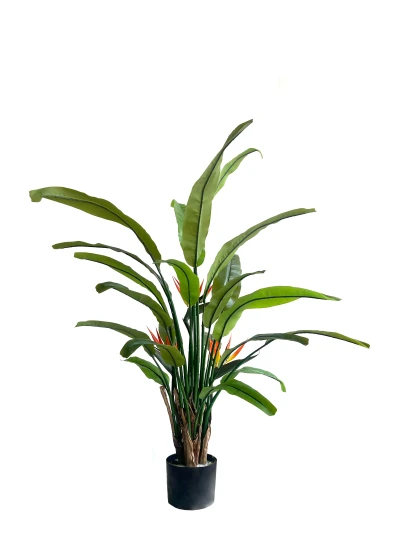 Artificial Flowering Bird of Paradise - 160cm