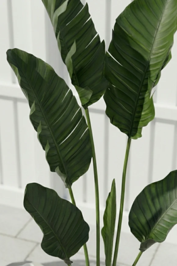 نخلة "ترافيلر" اصطناعية للاستخدام الخارجي في إناء "إيزينغتون" - 195 سم