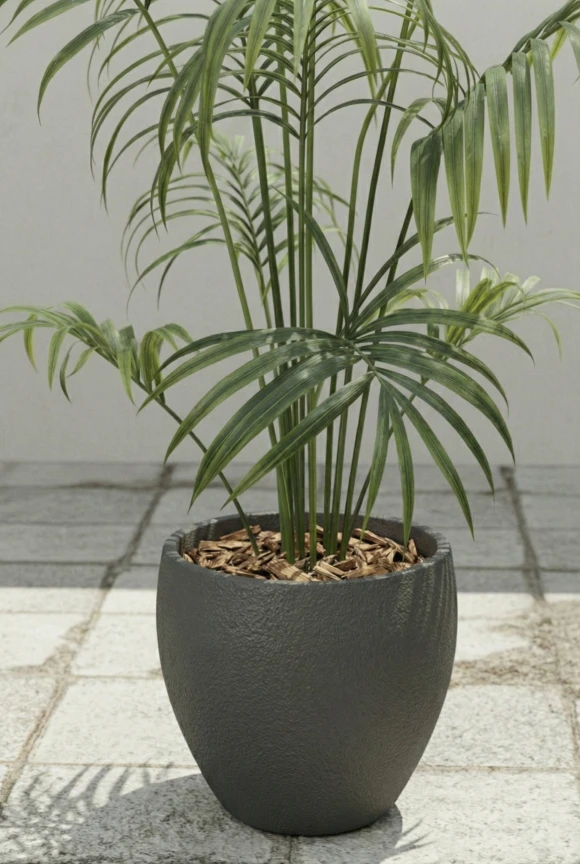 Outdoor Artificial Kentia Palm in Easington Pot - 230cm