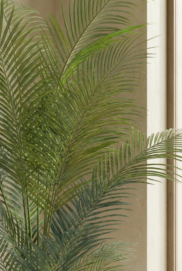 Artificial Areca Palm in White Easington Pot - 170cm