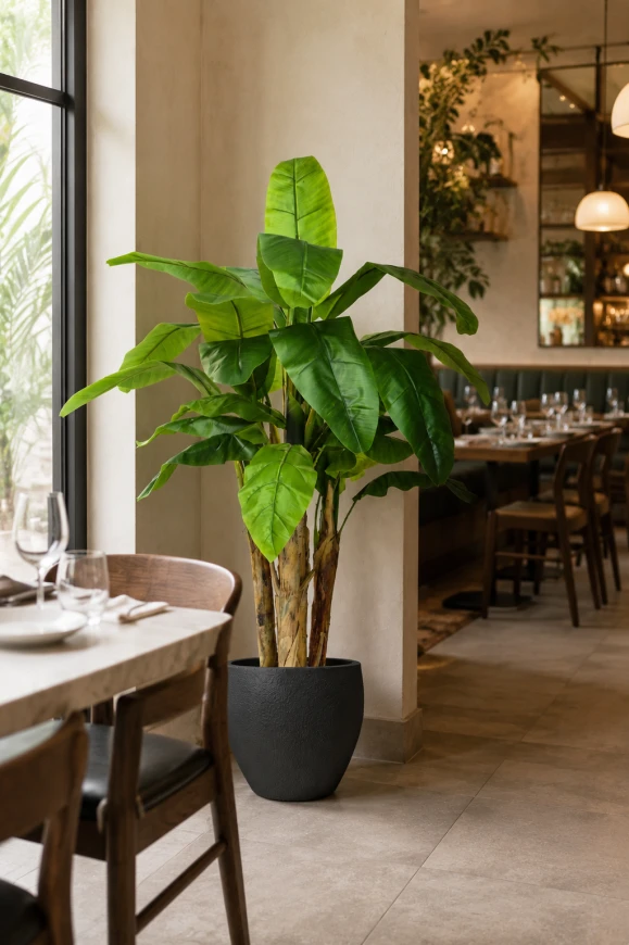 صورة لشجرة موز اصطناعية في إناء إيزينغتون - 140 سم
