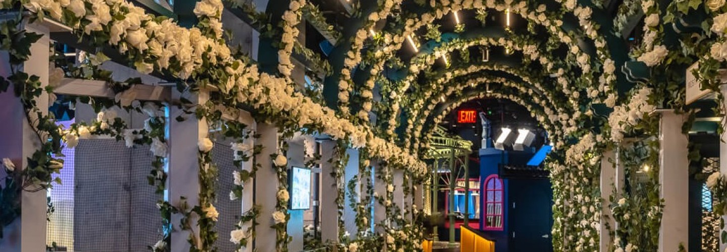 Flower archway